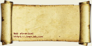 Jasmina Nedeljković vizit kartica